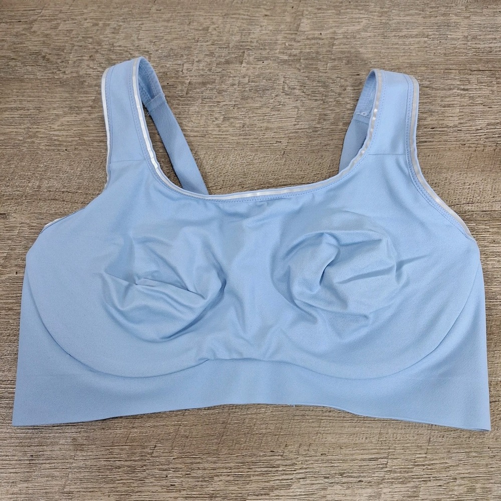 Wacoal 855302 Sydney Underwire High Impact Sports Bra Blue 38DDD